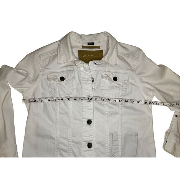 Harley-Davidson embroidered white jean jacket - LP - Picture 7 of 9